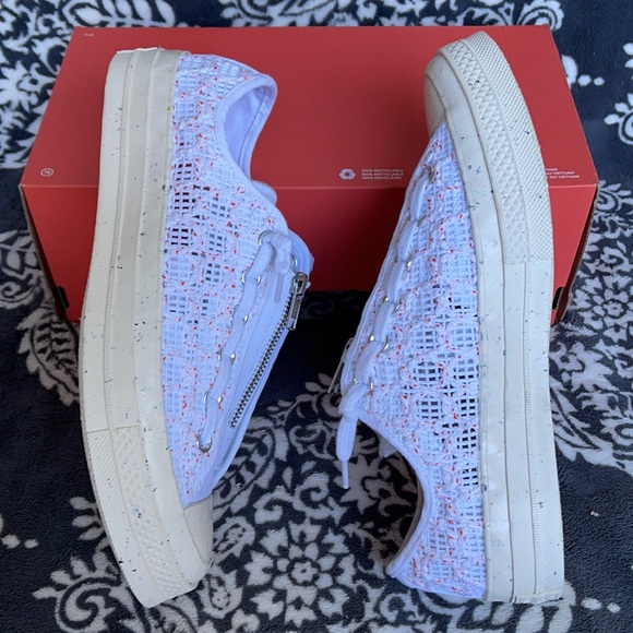 Converse Chuck Taylor 70 OX White/Bright Poppy/Egret WMNS - Picture 12 of 16